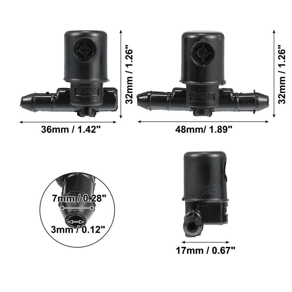 2 Pcs Windshield Washer Nozzles for Buick Regal (2011–2017)