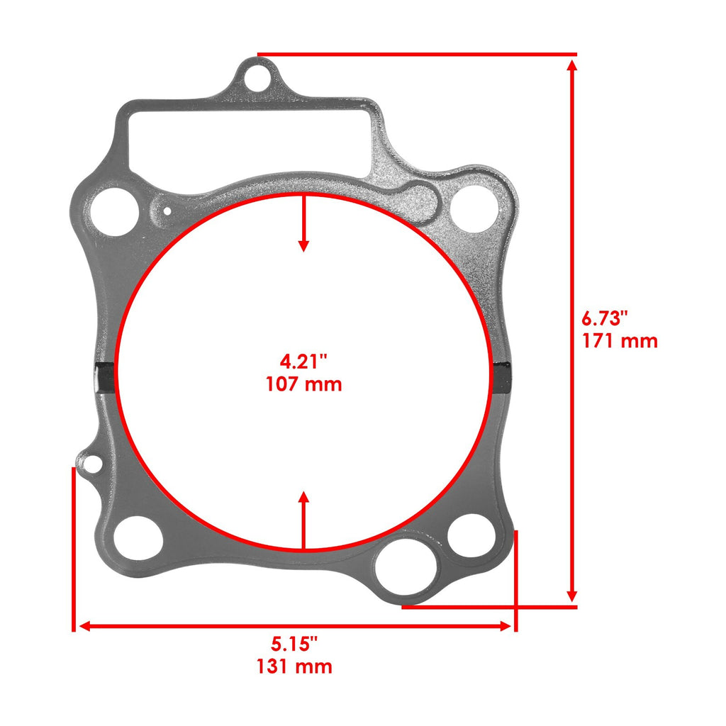Cylinder Head and Base Gasket Replacement Kit for Honda CRF450X (2005–2017)