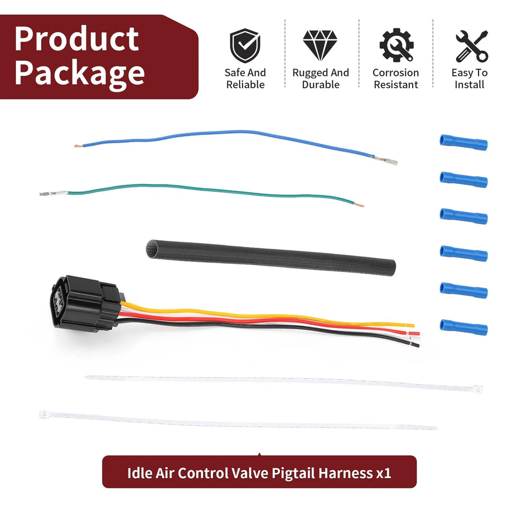 Idle Air Control Valve Pigtail Harness for Polaris RZR 800 900 S 4 (2011–2014)