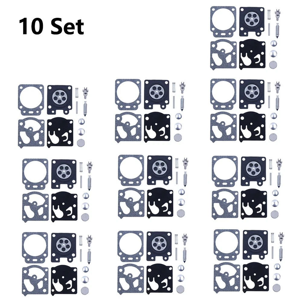 10x Carburetor Rebuild Kit for Poulan Pro 3400 3700 3800 4000 (WT-875-A)