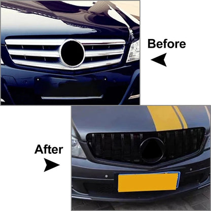 GTR Style Front Bumper Grille for Benz C Class W204 (2007–2014)