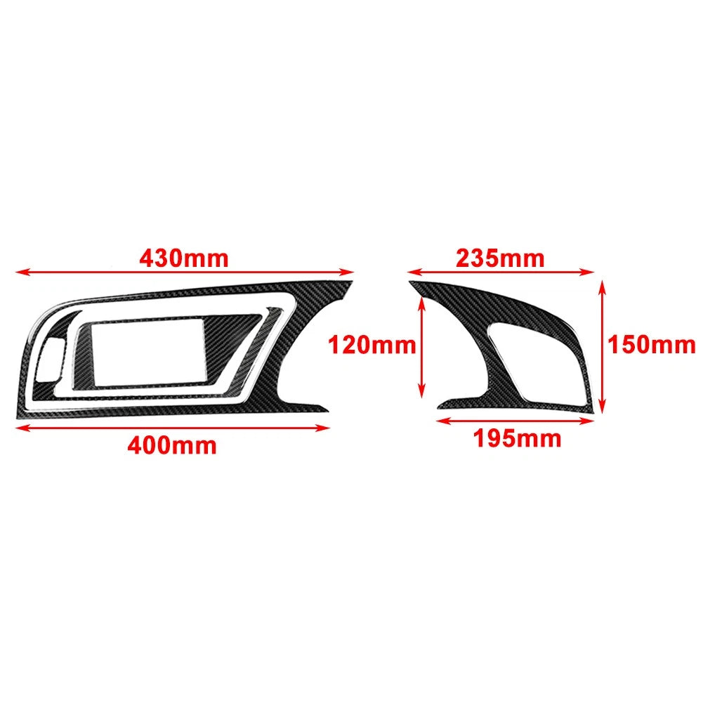 4X RHD Instrument Panel Cluster Trim for Audi A5 RS5 S5 (2008–2017)