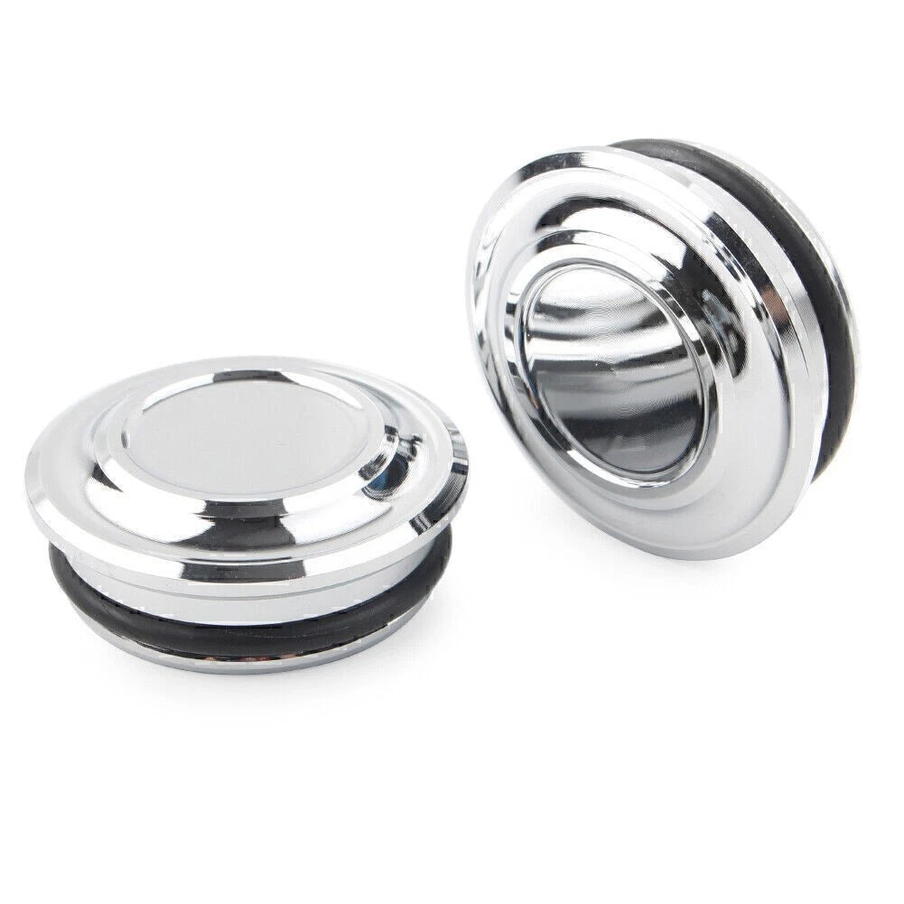 2X Frame Hole Cover for Honda Rebel 500 CMX500 (2020–2021) Silver
