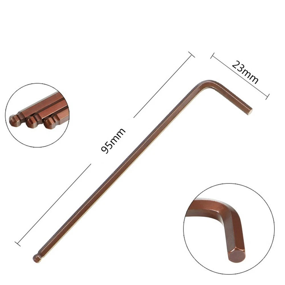 L Shaped Hex Key Wrench Screwdriver with Inner Hexagon Design