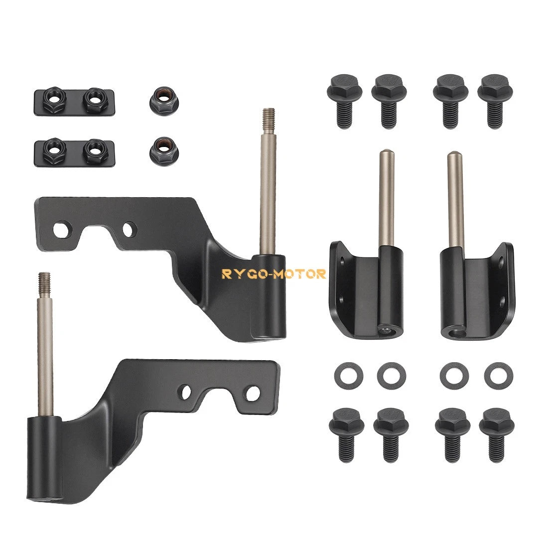 Half Door Hinge Hardware Kit for Polaris Ranger XP 1000/Crew XP 1000 (2018–2023)