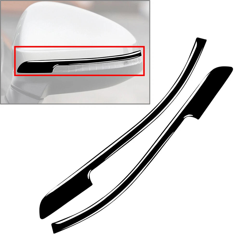 Rearview Mirror Anticollision Strip Cover Trim for Audi A4 B9 (2016–2023)