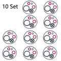 10x Carburetor Bowl Gasket Kit for Honda GX340 GX390 (16010-ZE2-812)