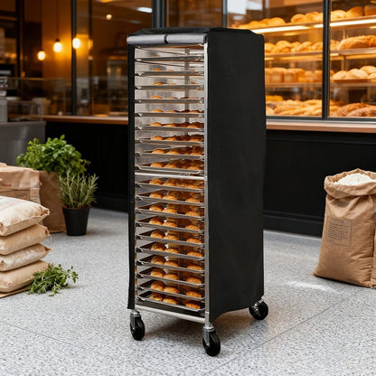 420D Waterproof Bread Rack Cover with Ventilation Window and Zipper