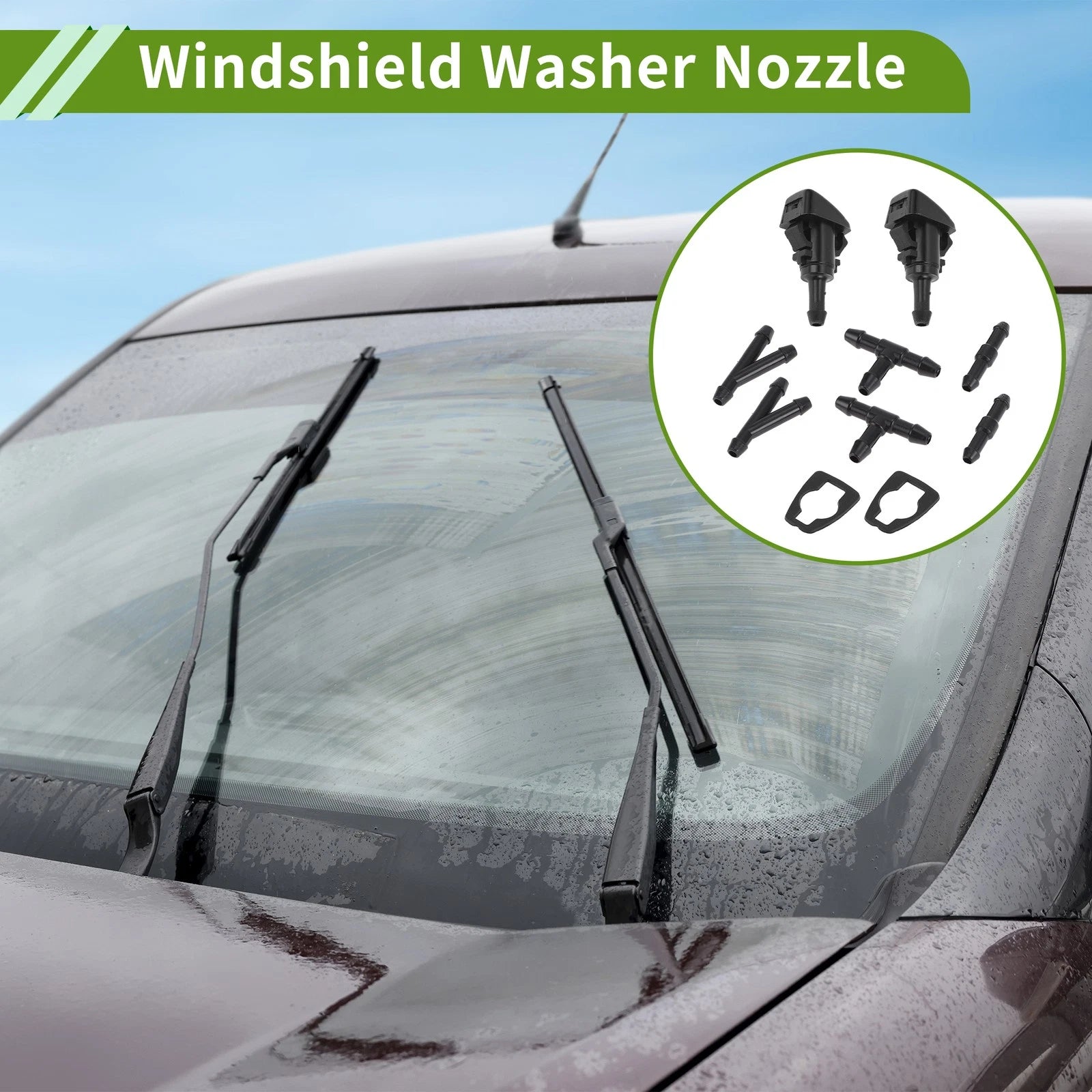 Windshield Washer Nozzle Set for Dodge (No. 5113049AA)