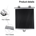 Adjustable Black Roller Blinds for Sliding Doors and Skylights