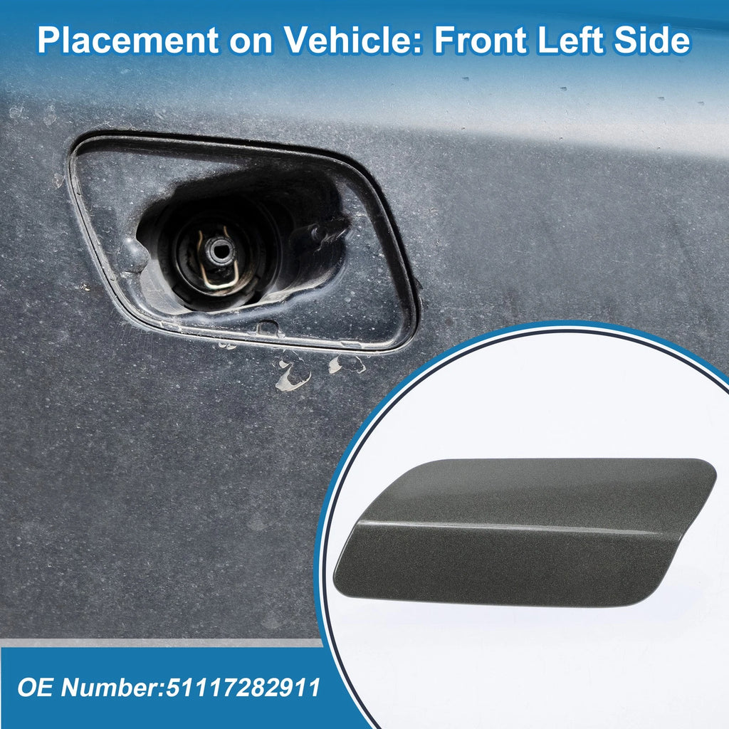 Front Left Headlight Washer Nozzle Cover Cap for BMW 640i (2012–2015)