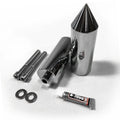 Chrome Spike Extended Frame Slider Protector for Yamaha YZF 600R (1996–2007)