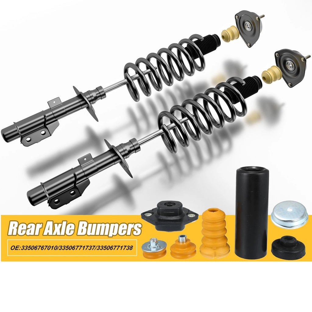 Rear Shock Mount Upper Lower Bumper Replacement for BMW E82 128i (2010–2013)