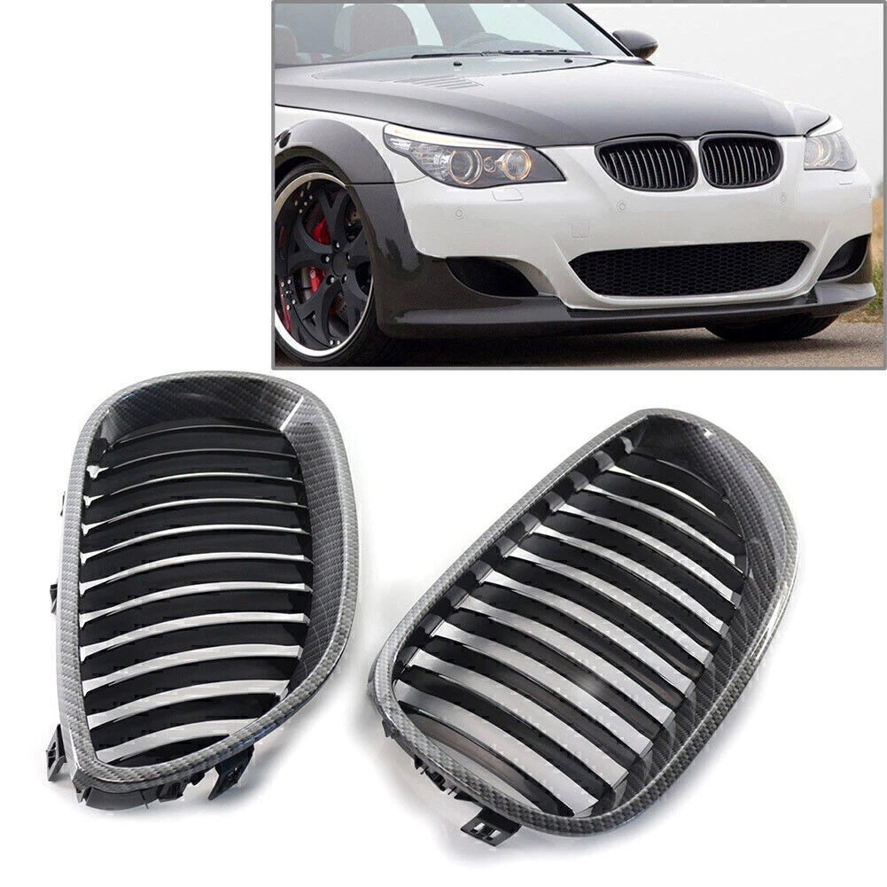 Front Kidney Grille Pair for BMW E60 E61 M5 5 Series (2004–2009)