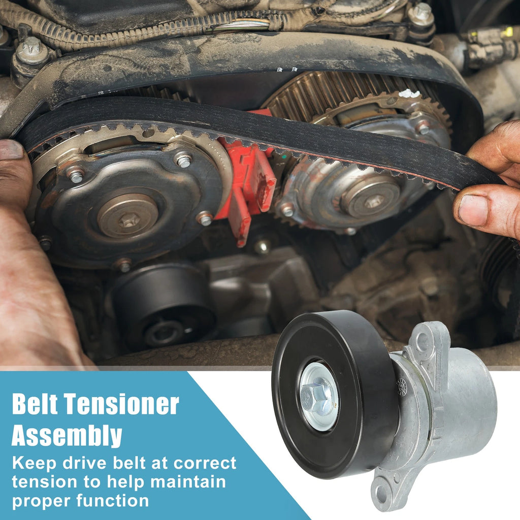 Belt Tensioner Pulley Assembly Replacement for Chevrolet Tracker (1999–2003)