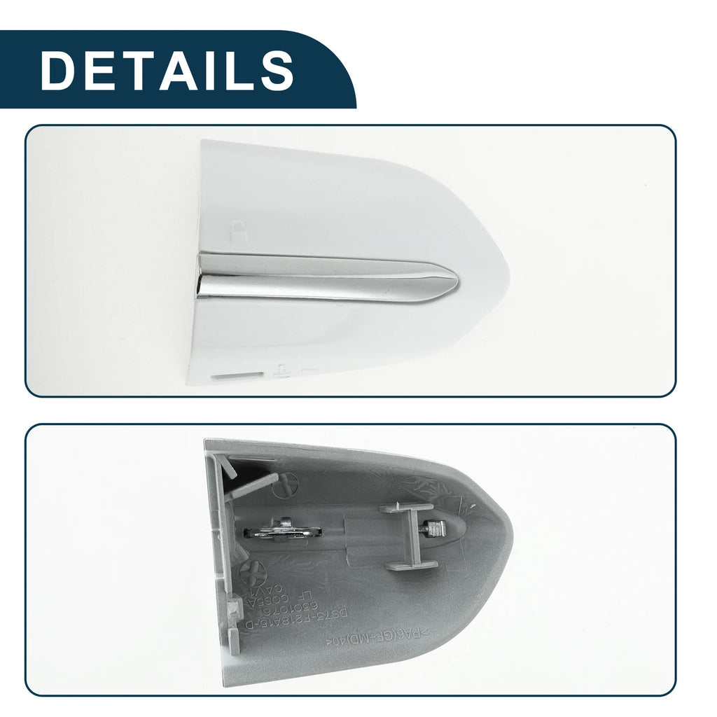 Front Left Door Handle Cover Trim for Ford Mondeo Edge Taurus (2013–2020) White