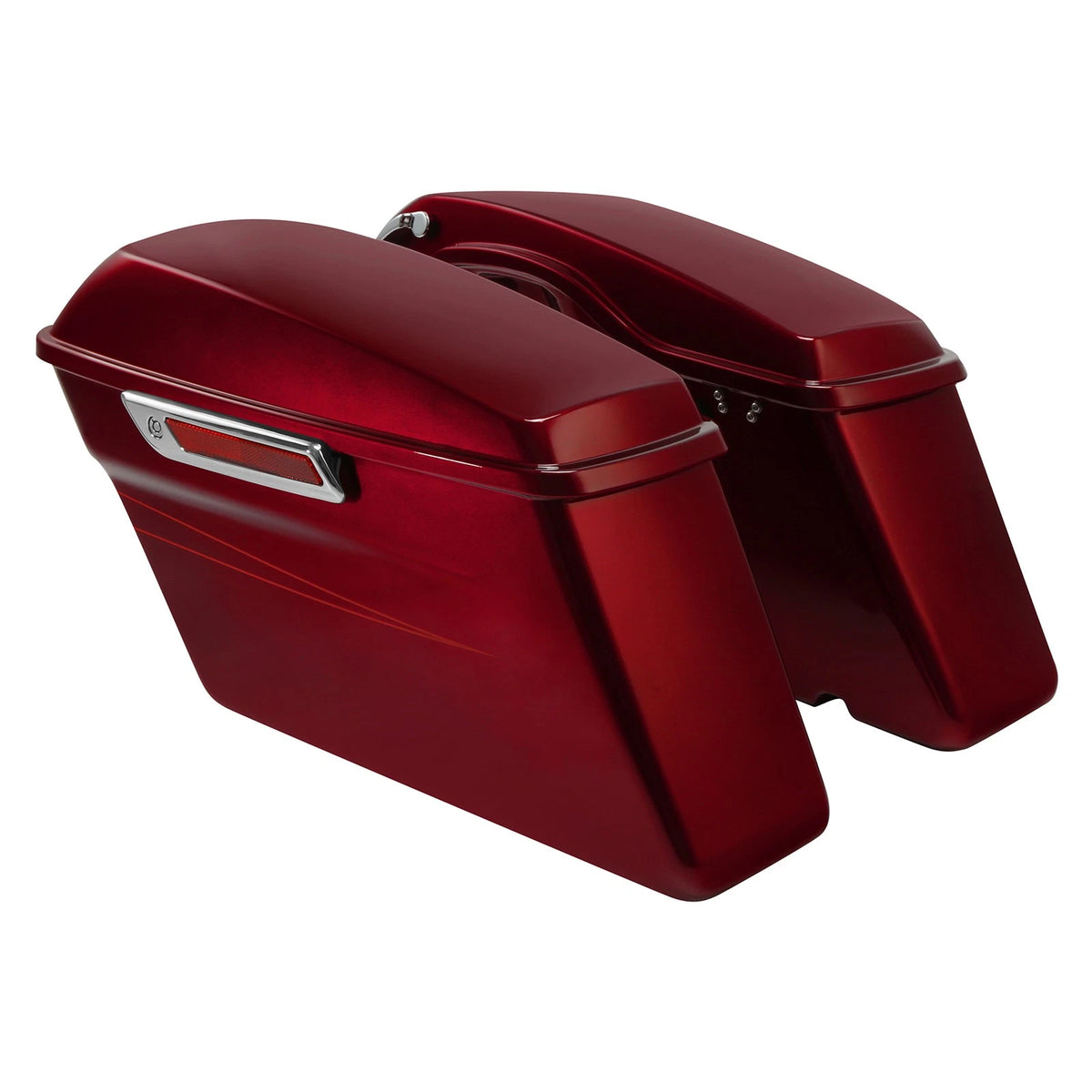 Hard Saddlebags for Harley Touring Road Glide (2014–2024) Velocity Red Sunglo