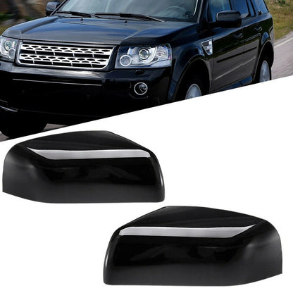 2x Wing Mirror Covers for Range For Rover Freelander and For Discovery