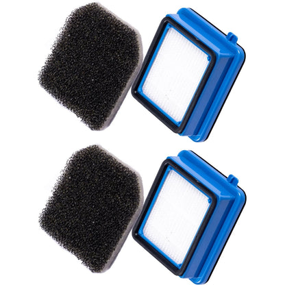 2 Pack HEPA Foam Combo for AEG ASKW1, Electrolux Q6 WQ61 (N/A)