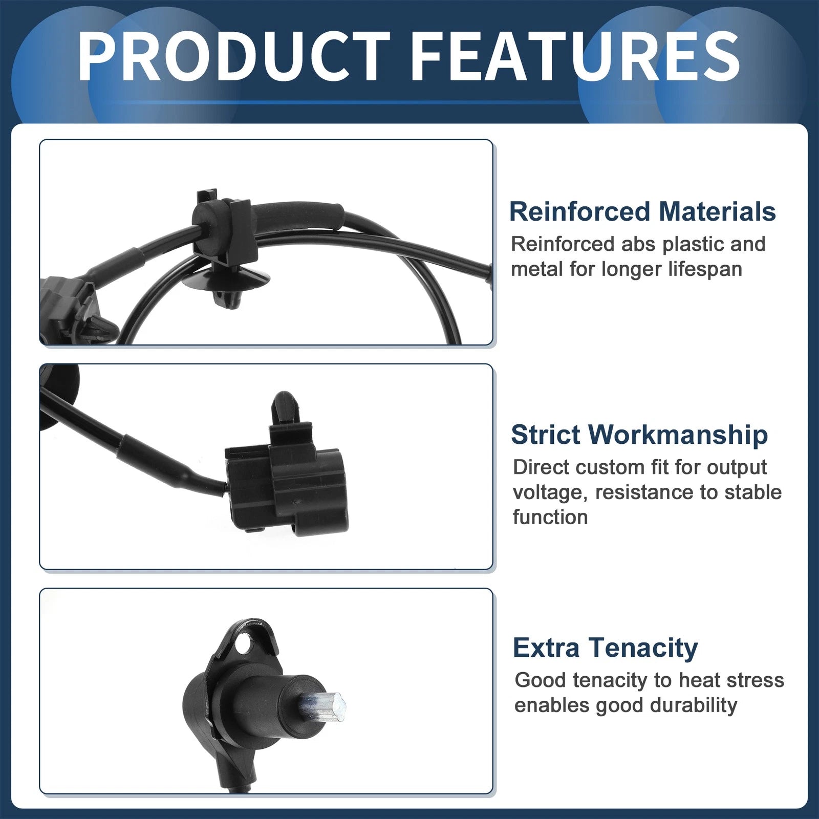 ABS Wheel Speed Sensor Replacement Front for Chevrolet Aveo (2004–2011)