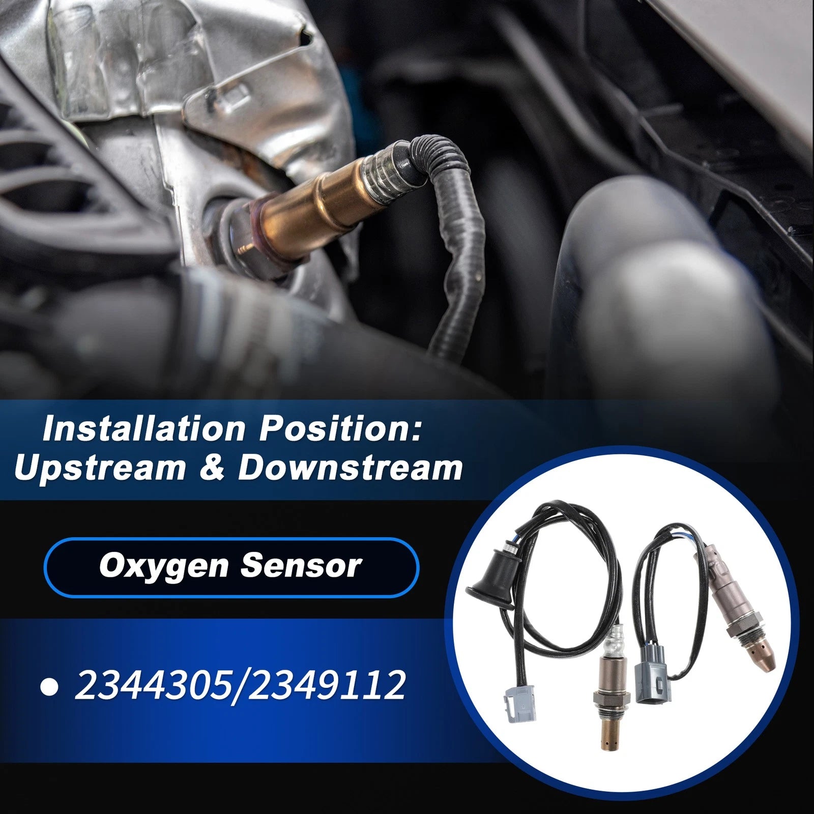 Upstream Downstream Oxygen Sensor for Toyota Corolla 1.8L L4 (2011–2013)