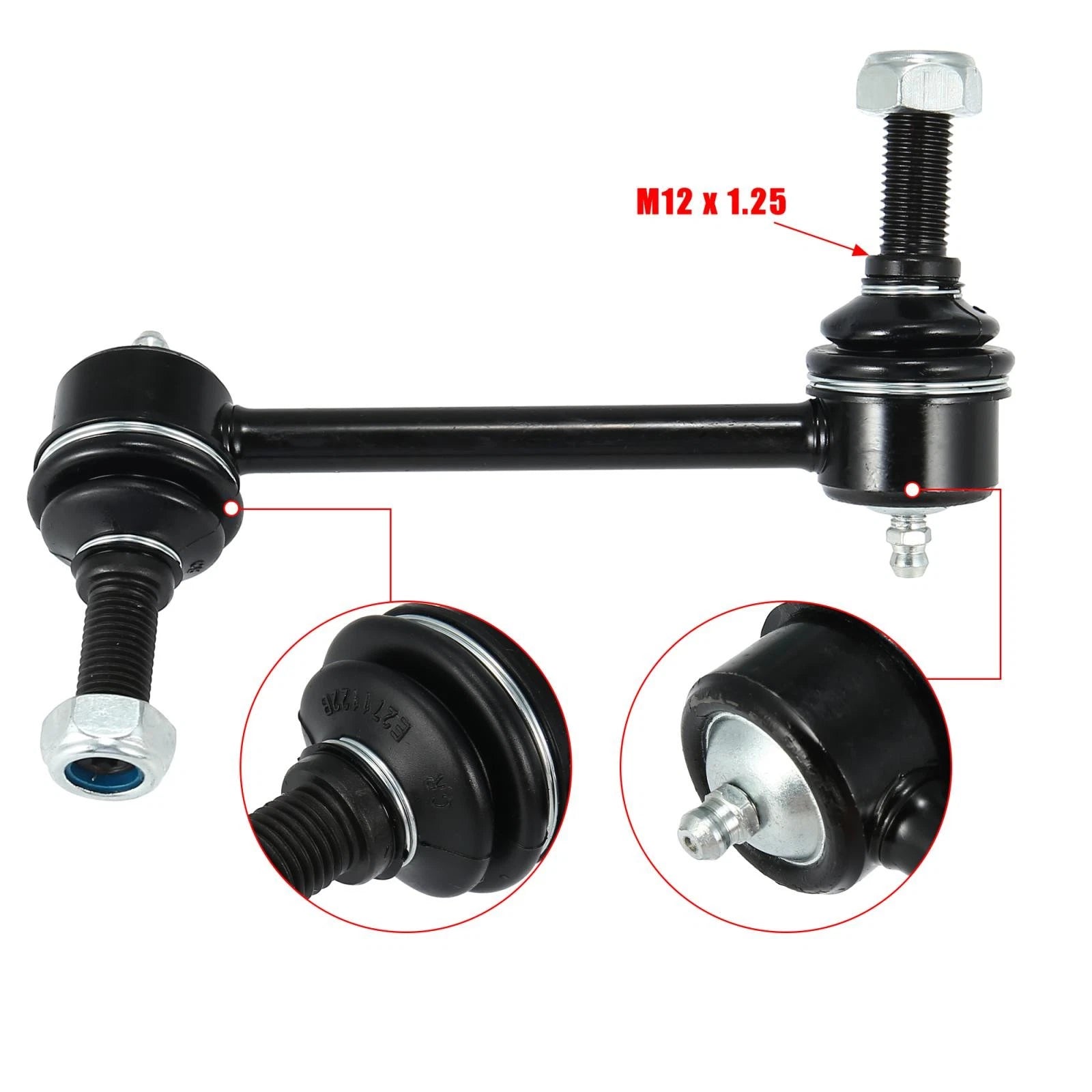 2 Pcs Rear Suspension Sway Bar End Link Replacement for Chevrolet Trailblazer (2002–2009)
