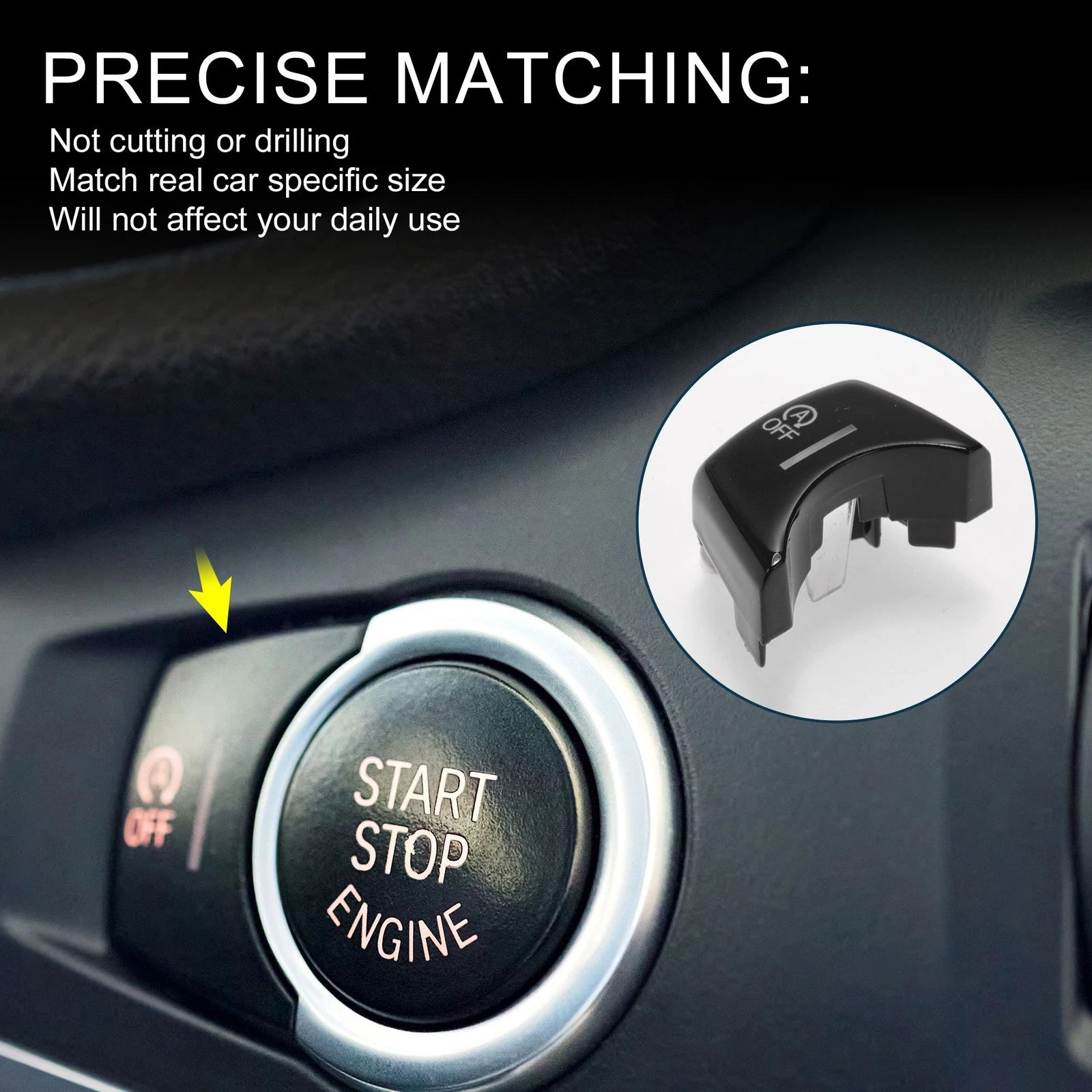 Central Control A Off Button Replacement for BMW X3 X4 X5 X6 (2011–2018)