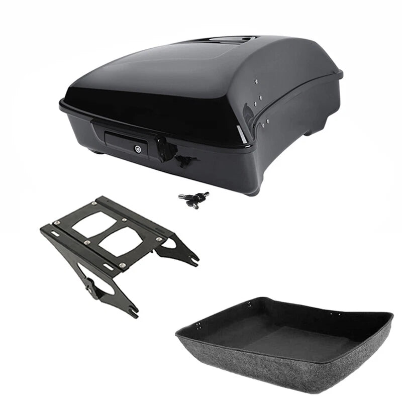 Chopped Trunk Mount Rack for Harley Touring Road King Glide (2014–2026)