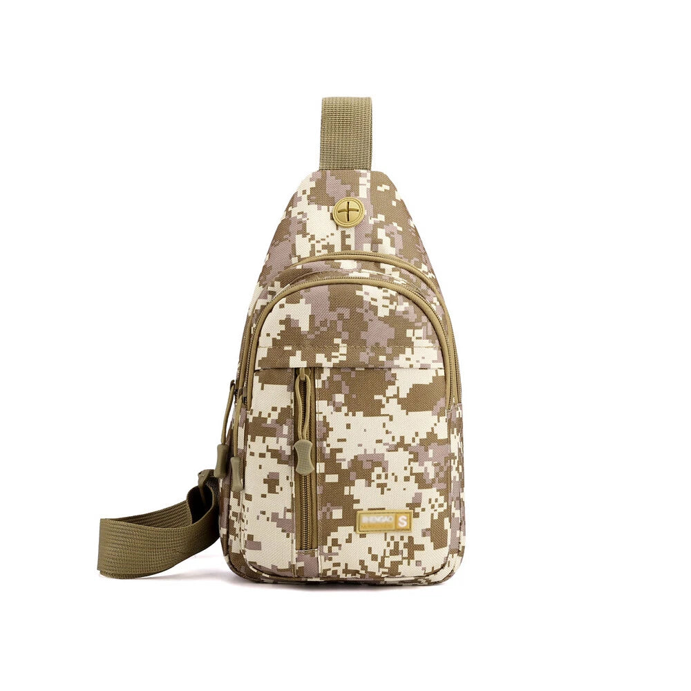 Camouflage Tactical Sling Bag for Sports and Outdoor Activities