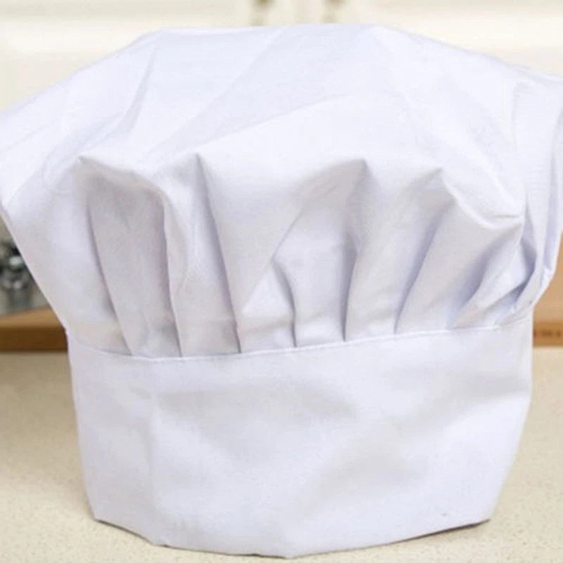 Adjustable Chef Hat for Men - Comfortable Elastic Cap