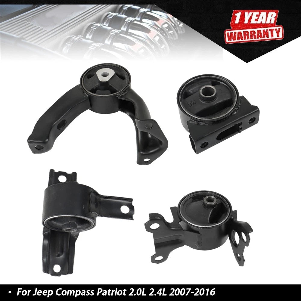 Engine Motor & Trans Mount for Jeep Compass Patriot 2.0L 2.4L 2WD (2007–2016)