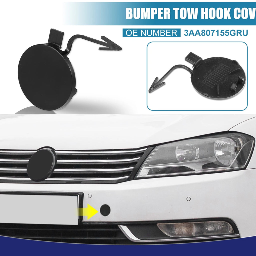 Tow Hook Eye Lid Cover Replacement for Volkswagen Passat B7 (2012–2015)