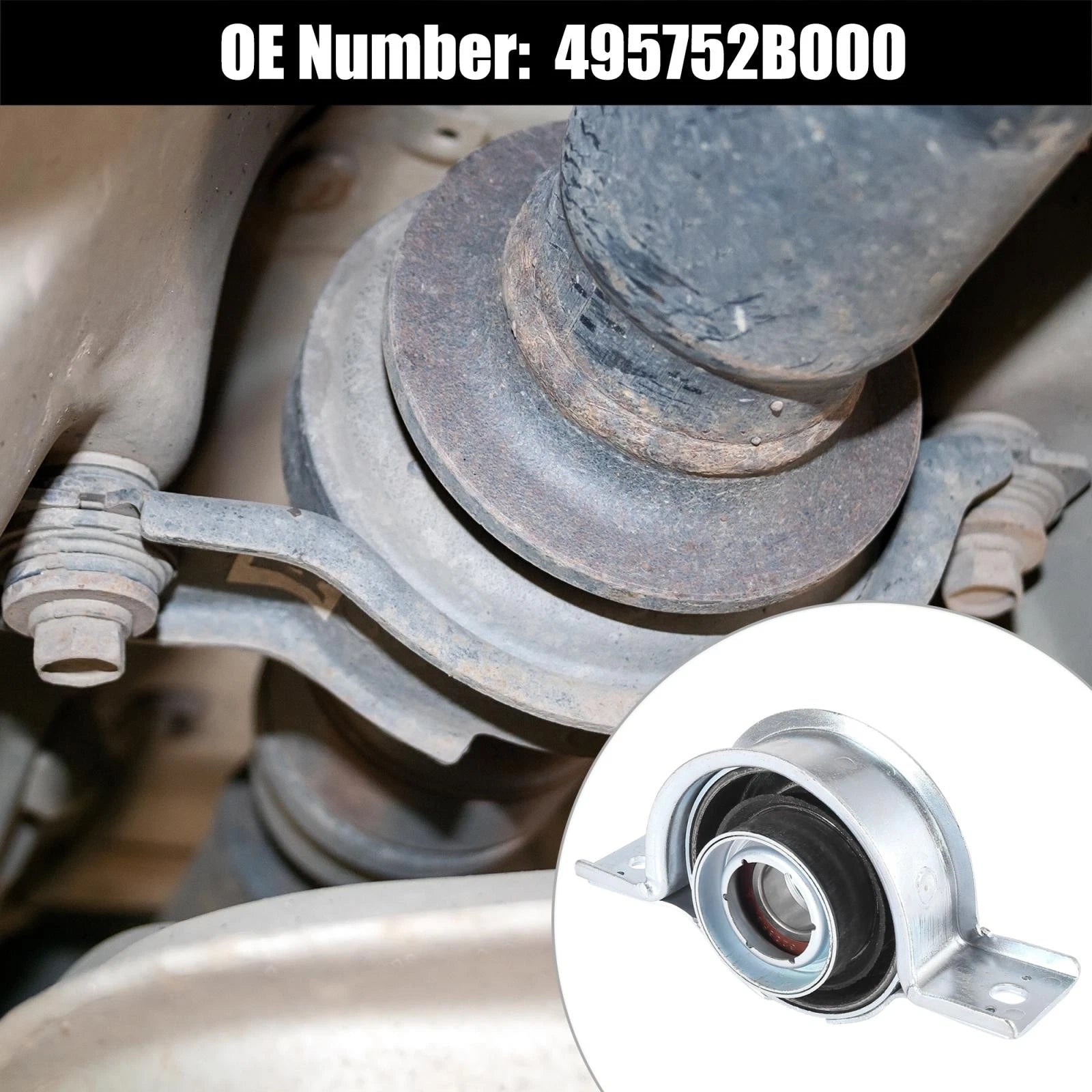 Driveshaft Center Support Bearing Replacement for Hyundai Tucson (2007–2009)