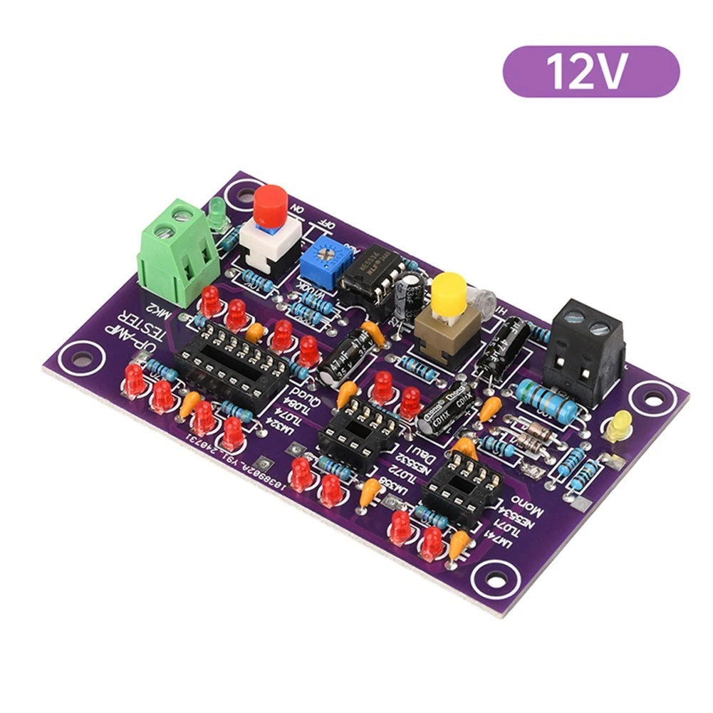 Dual Op Amp Test Board for Circuit Testing