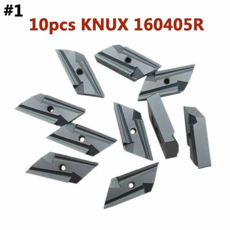 Set of 10 Rust Resistant Carbide Inserts Blade Cutter for Lathe Turning Tool
