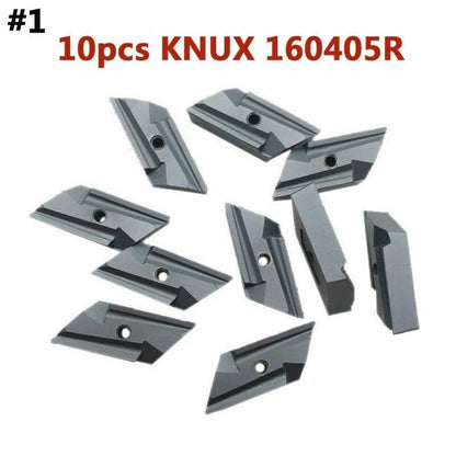 Set of 10 Rust Resistant Carbide Inserts Blade Cutter for Lathe Turning Tool