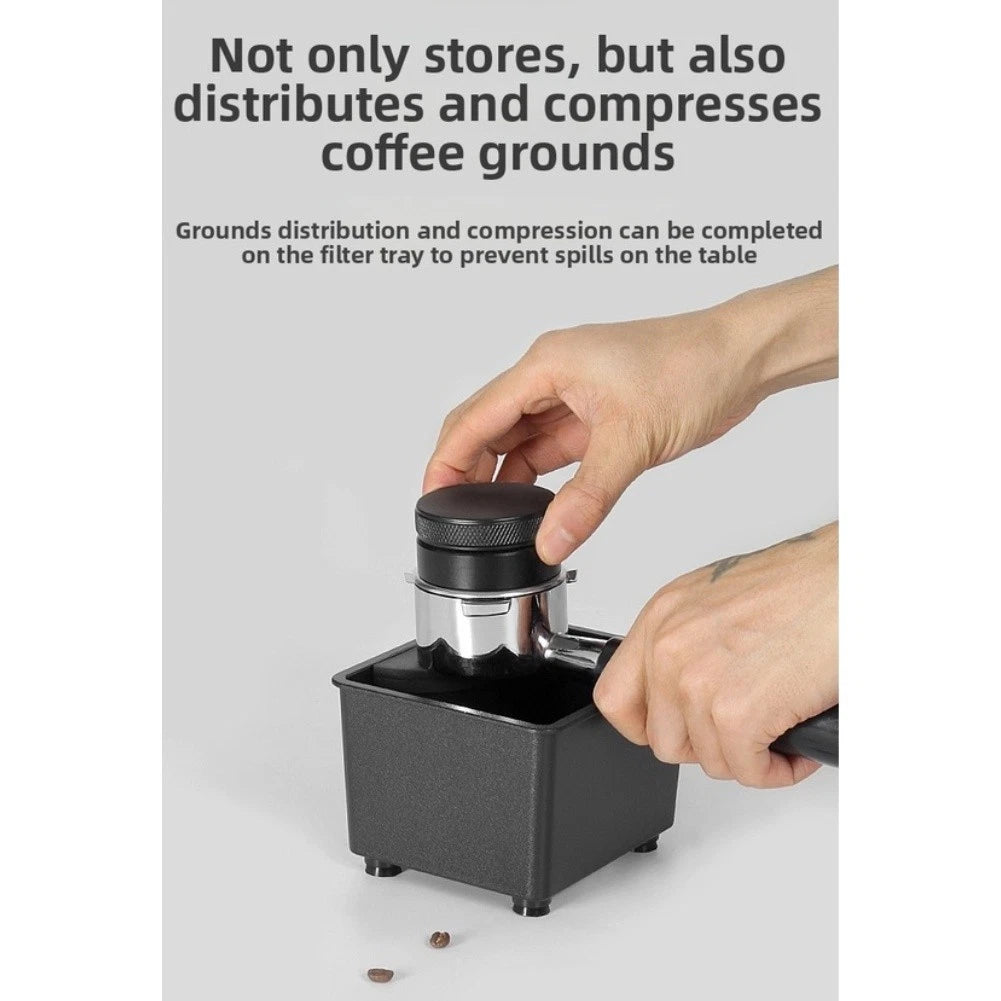 Compact Knock Box for MINI (2010–2023) - Silicone Pad Coffee Grounds Container