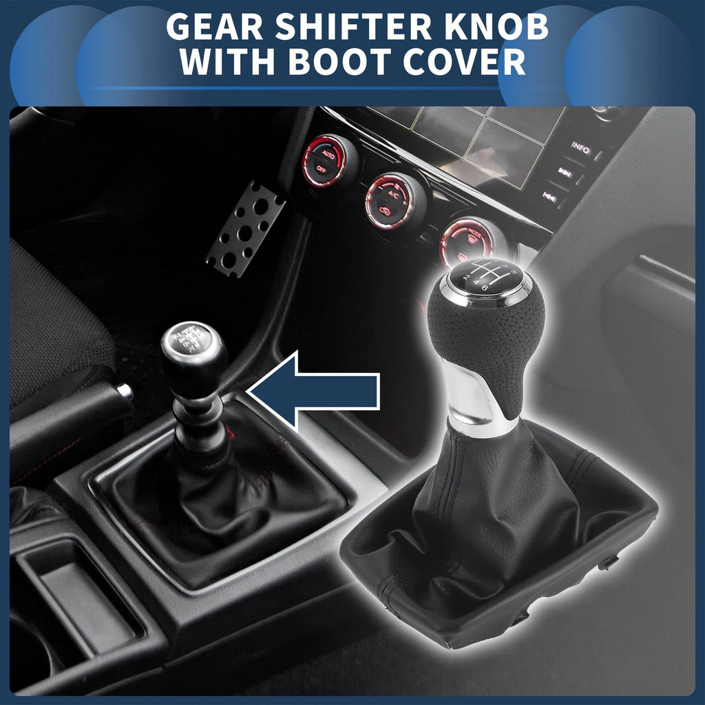 6 Speed Manual Shifter Knob with Cover for Audi A4 (2007–2015)