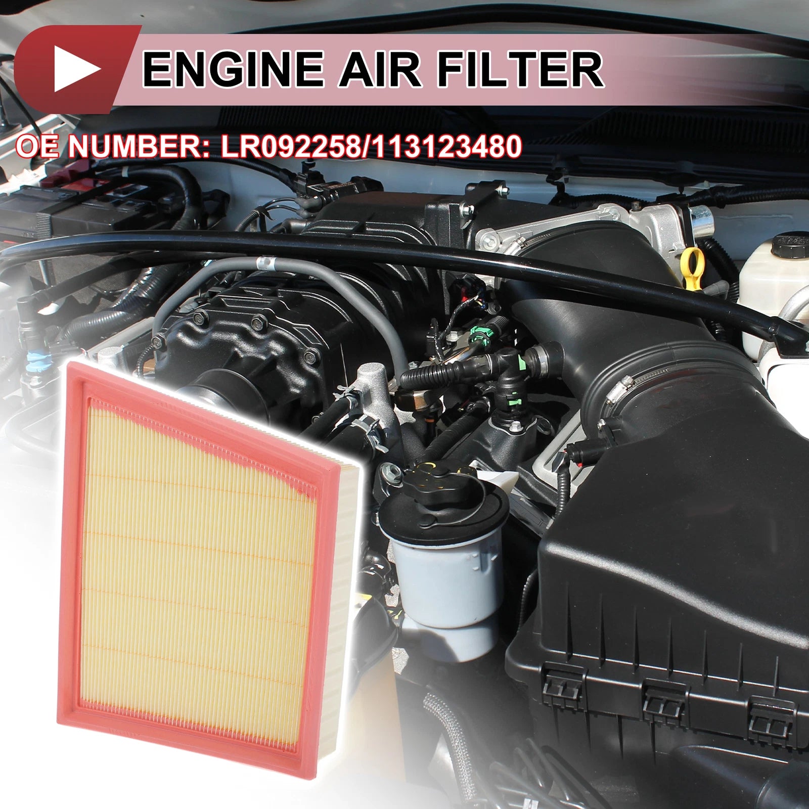 Engine Air Filter for Land Rover Range Rover Velar (2018–2023)