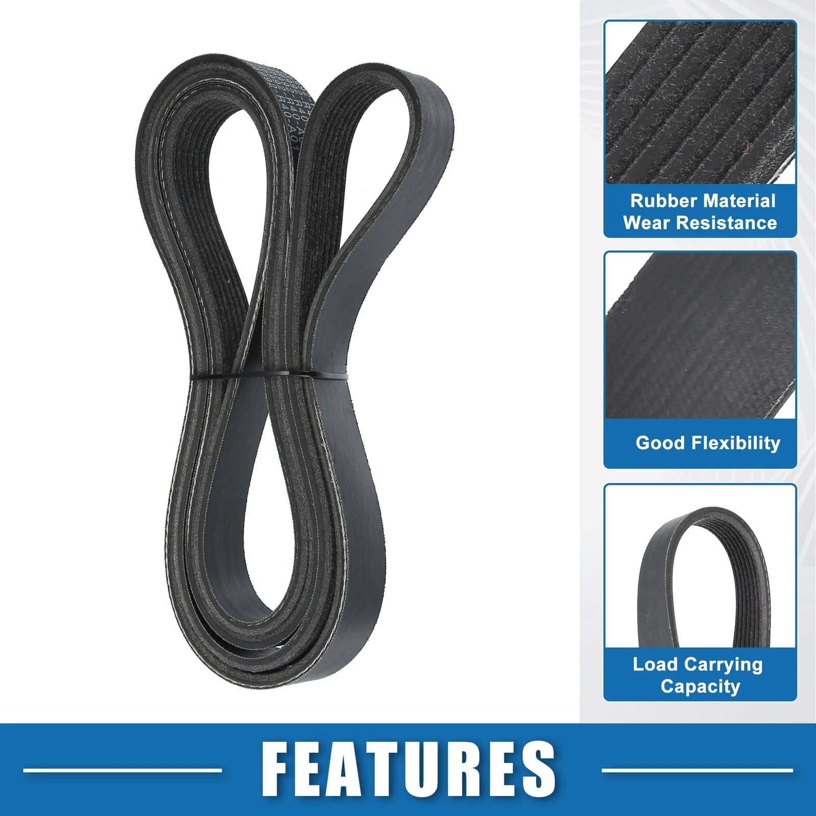 Serpentine Belt Replacement V-Ribbed for Honda Accord 2008–2012