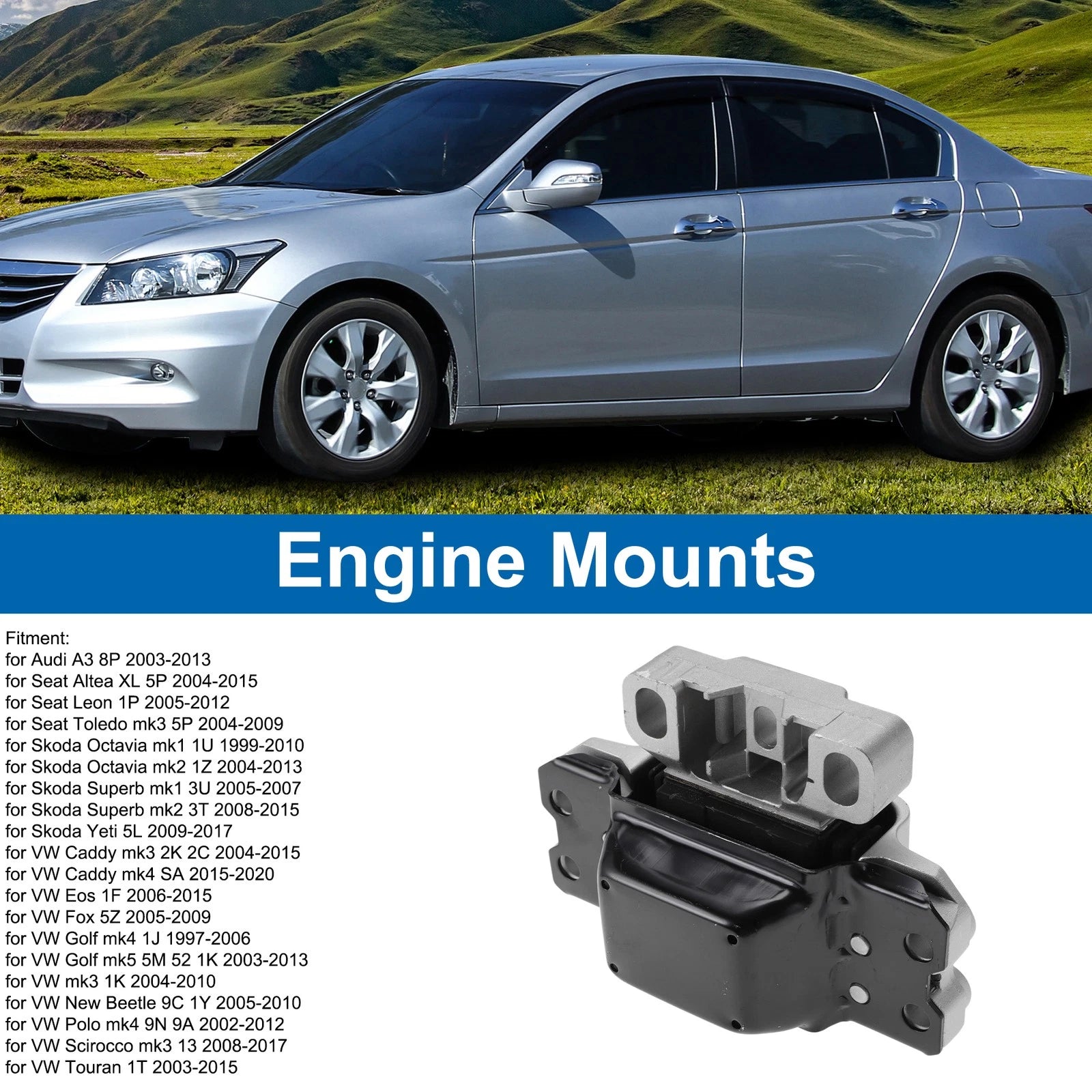 Engine Motor Mount for Audi A3 (2003–2013) No. 1K0199555M
