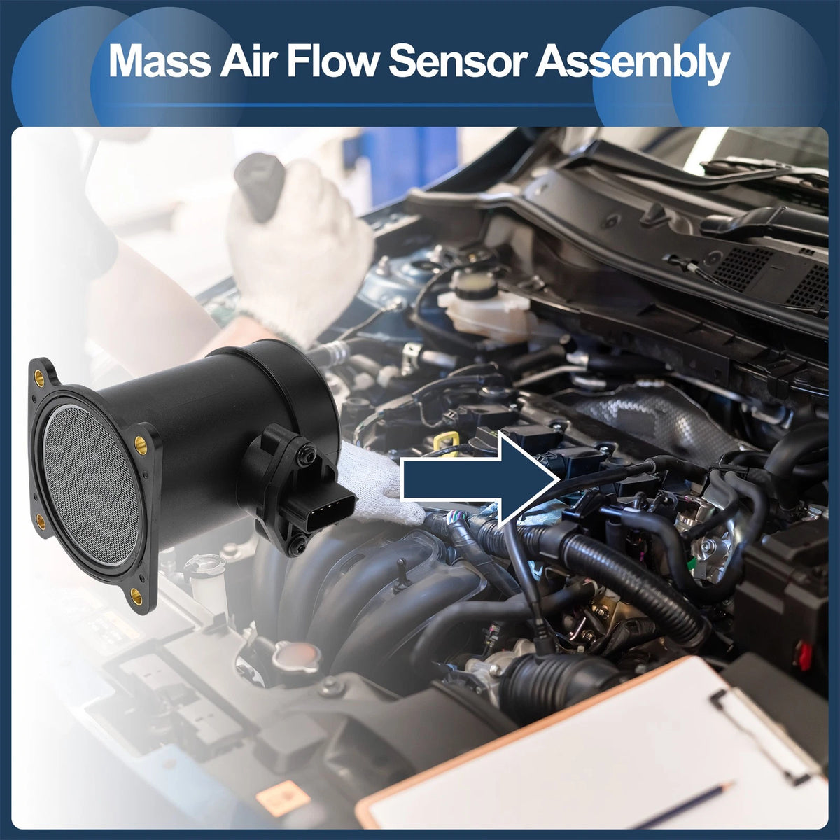 Mass Air Flow Sensor Assembly No. 22680-2Y001 for Nissan Maxima (2000–2001)