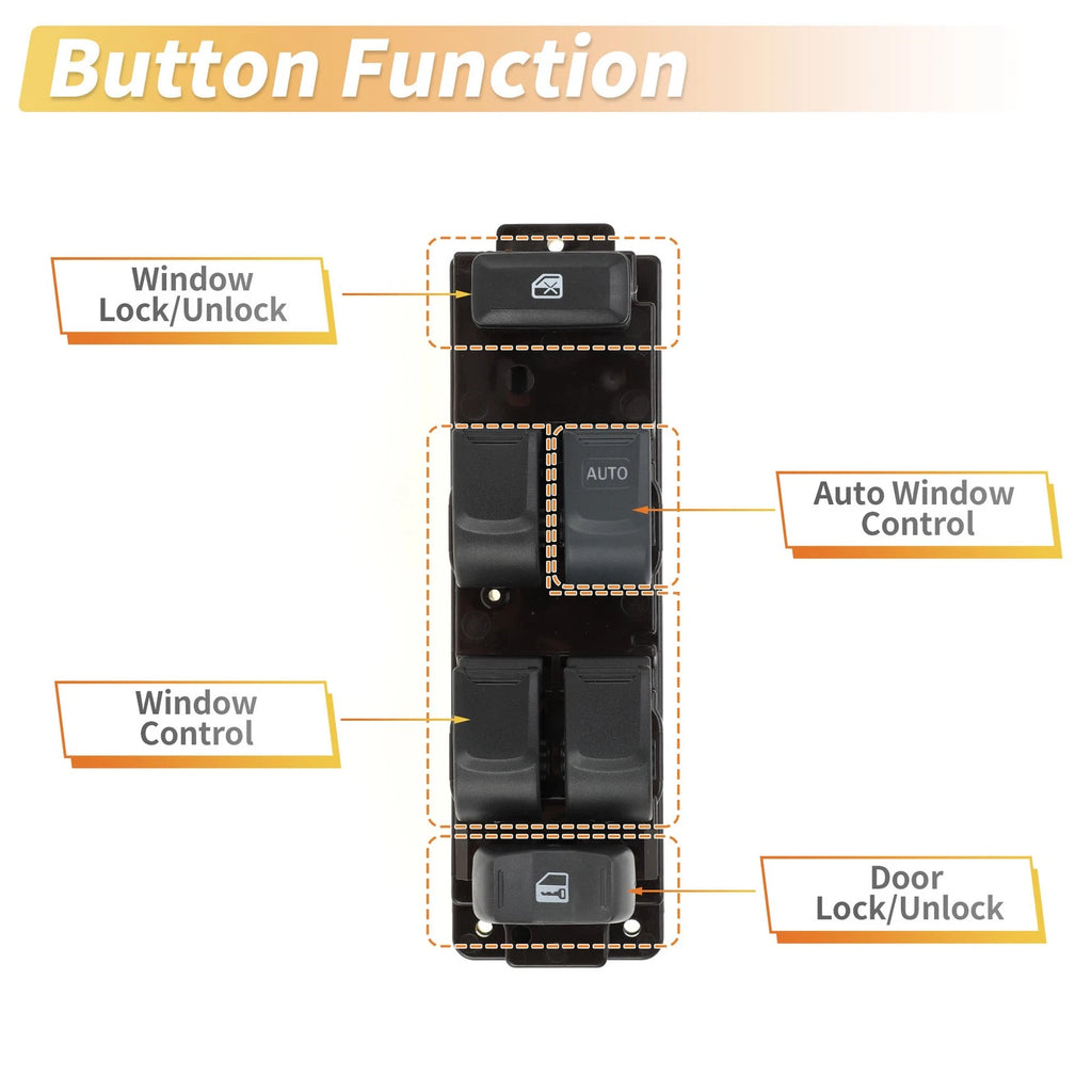 Power Window Switch for Isuzu D-Max (2003–2011)