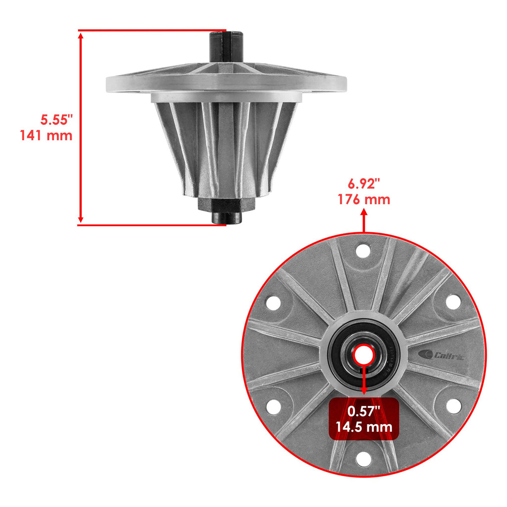 Deck Spindle Pulley Replacement for Woods MZ2252K ME2052B Left Right (52")