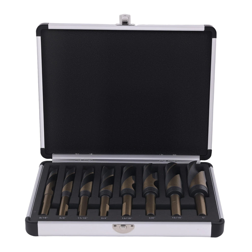 8PC Wood Boring Bit Set with Storage Case
