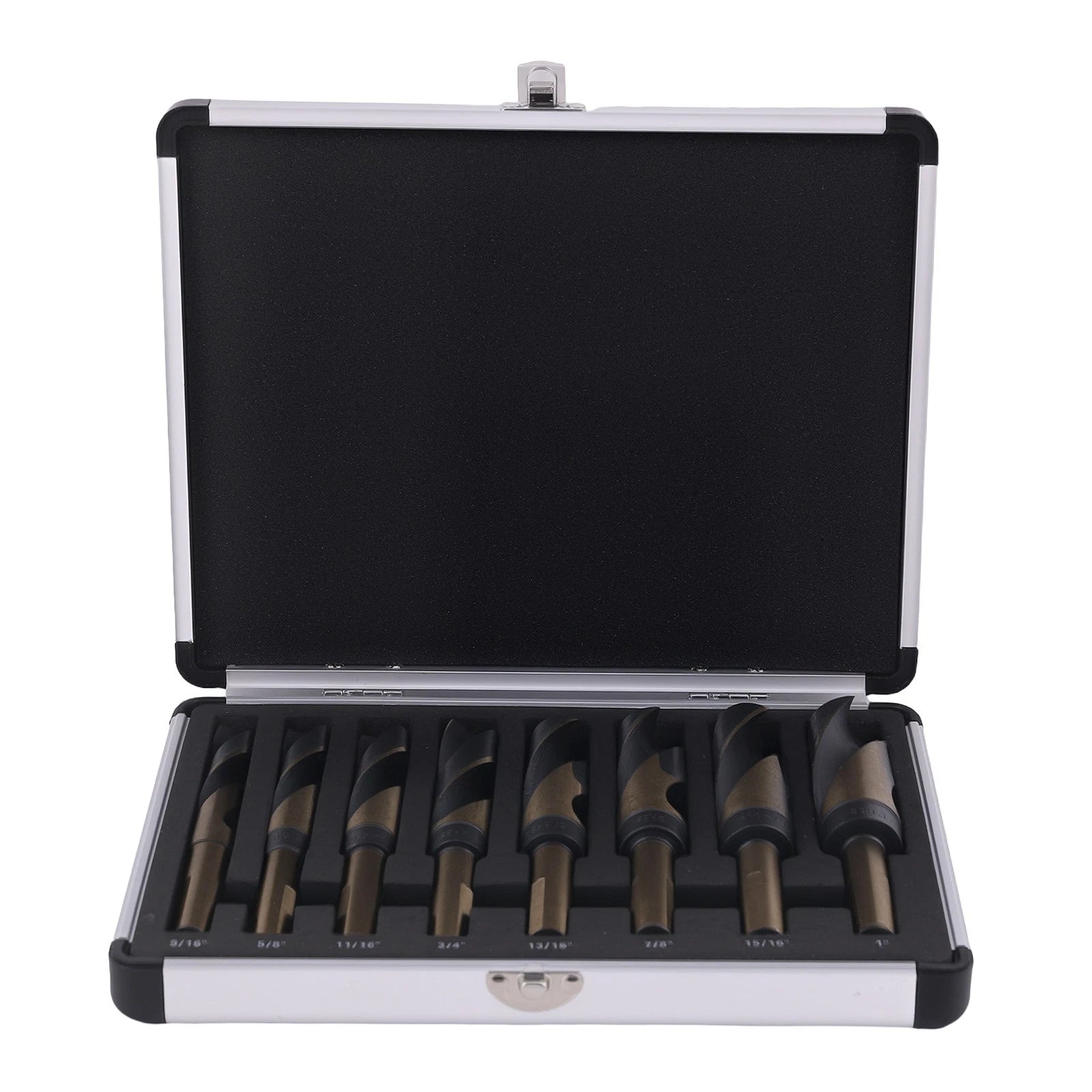 8PC Wood Boring Bit Set with Storage Case