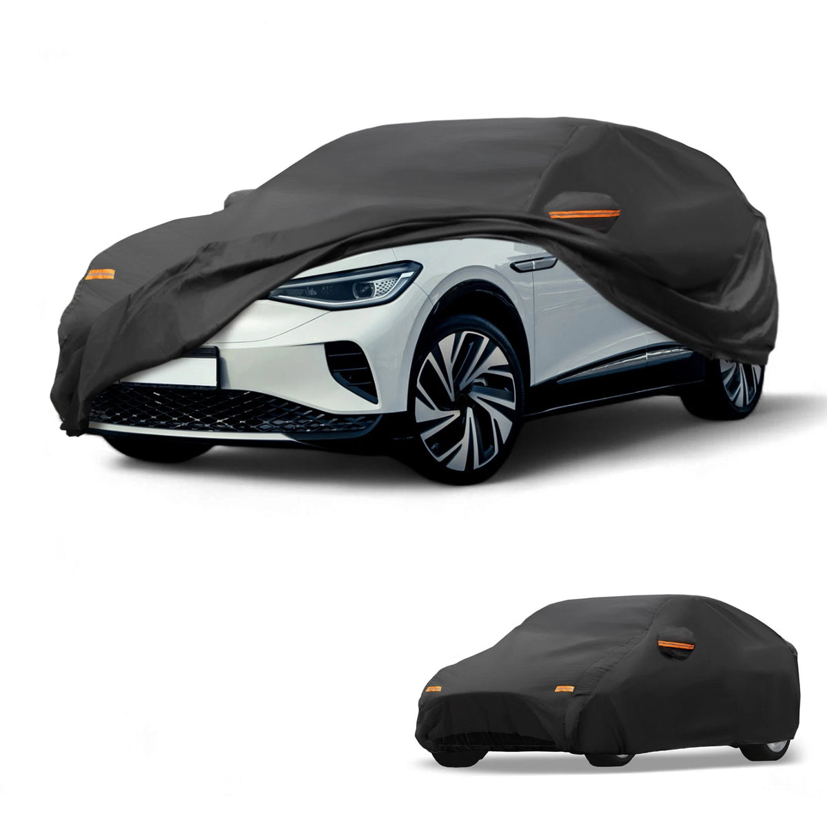 Car Cover Waterproof All Weather for Volkswagen ID.4 (2022–2024) Black