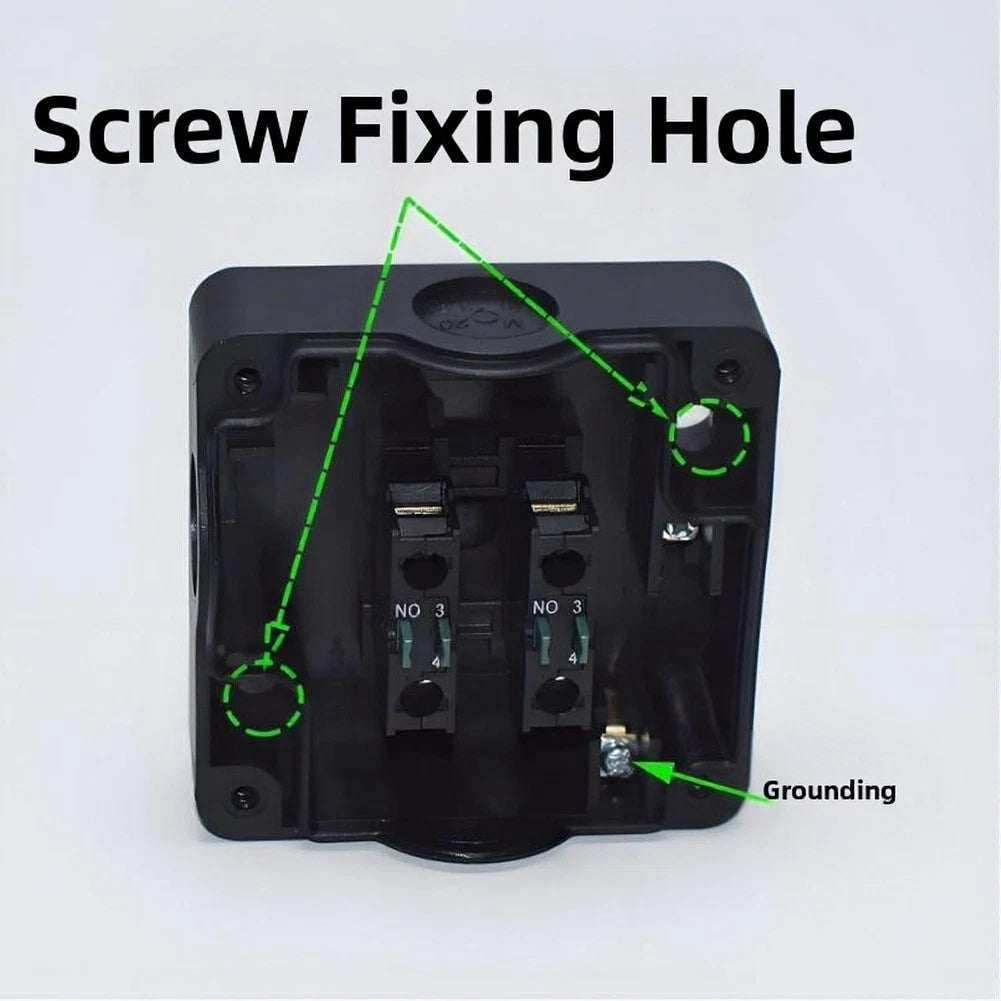 2X Normally Closed Foot Switch for Industrial Hydraulic Systems