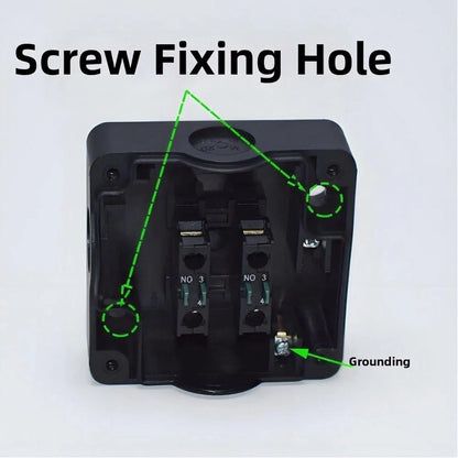 2X Normally Closed Foot Switch for Industrial Hydraulic Systems