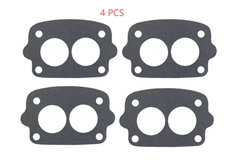 Set of 4 Carburetor Intake Manifold Cover Gaskets for Mercury MerCruiser (27-64692, 18-0356)